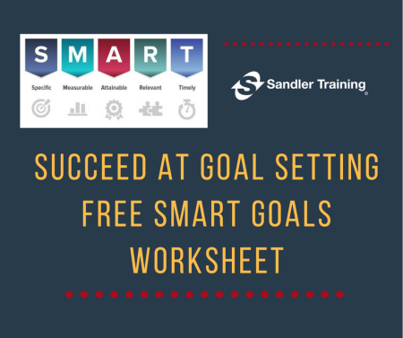Goal Setting Worksheet
SMART Goals Worksheet
Sandler Training Richmond, VA